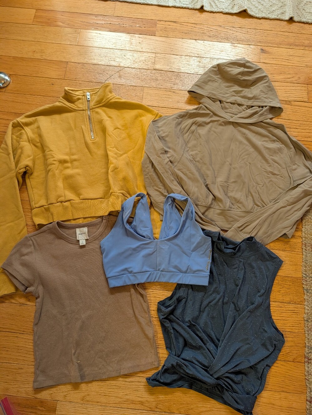 Lululemon Aritzia Anthropologie Tna Gymshark Athleisure Wear Tops Shirts Bundle